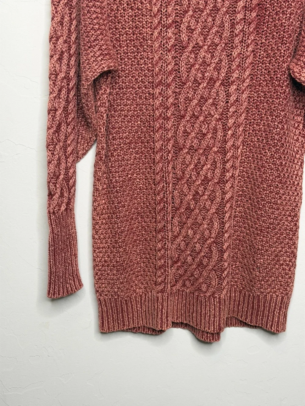 Free People On a Boat Sweater Dress Cable Knit Bohemian